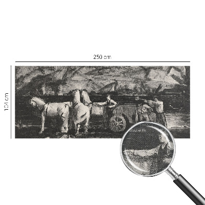 Fotografická tapeta do detskej izby Dedinská scéna