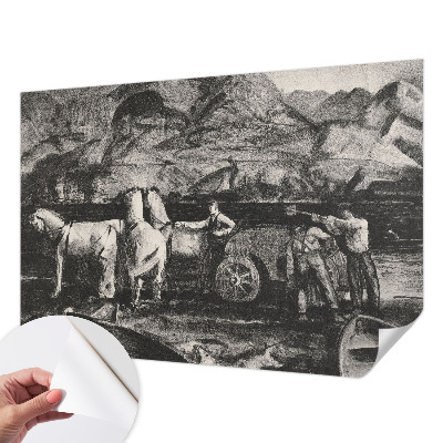 Fotografická tapeta do detskej izby Dedinská scéna