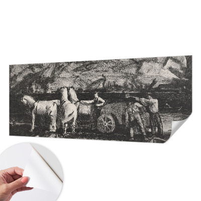 Fotografická tapeta do detskej izby Dedinská scéna