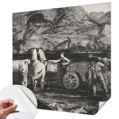 Fotografická tapeta do detskej izby Dedinská scéna