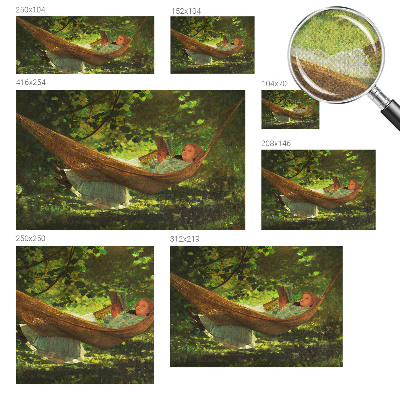 Moderná tapeta na stenu Relax v hojdacej sieti