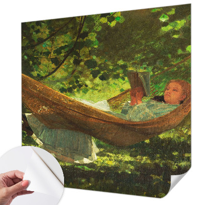 Moderná tapeta na stenu Relax v hojdacej sieti