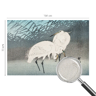 Samolepiaca fototapeta do obývačky Jemné vtáky