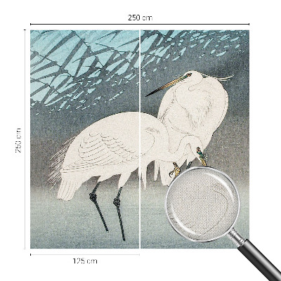 Samolepiaca fototapeta do obývačky Jemné vtáky