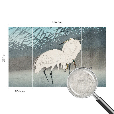 Samolepiaca fototapeta do obývačky Jemné vtáky