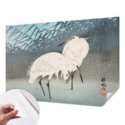 Samolepiaca fototapeta do obývačky Jemné vtáky