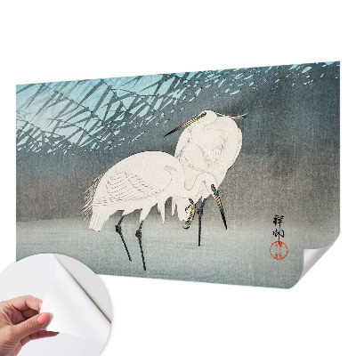 Samolepiaca fototapeta do obývačky Jemné vtáky