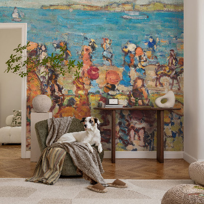 Samolepiaca fototapeta do spálne Plážová scéna