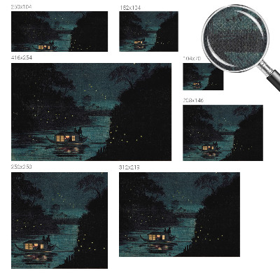 Samolepiaca fototapeta do detskej izby Večerné svetlá