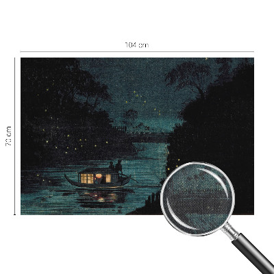 Samolepiaca fototapeta do detskej izby Večerné svetlá