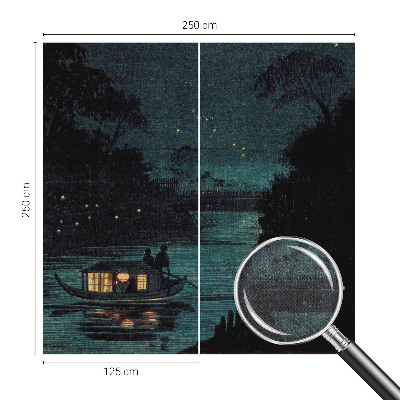 Samolepiaca fototapeta do detskej izby Večerné svetlá