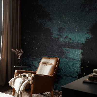 Samolepiaca fototapeta do detskej izby Večerné svetlá