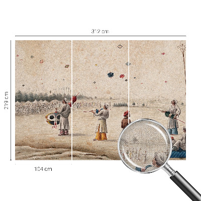 3D fototapeta Vznášajúce sa šarkany