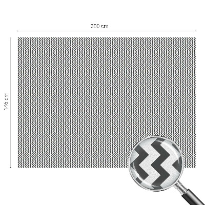 Fólia na okno na ochranu súkromia Cikcakový vzor