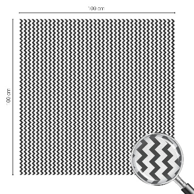 Fólia na okno na ochranu súkromia Cikcakový vzor