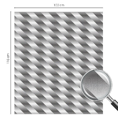 Samolepiaca vitráž na okno a dvere Geometrické pruhy