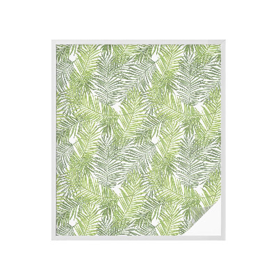 Dekoračná fólia na sklo vitráž Rastlinné vzory