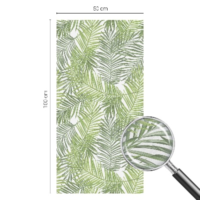 Dekoračná fólia na sklo vitráž Rastlinné vzory