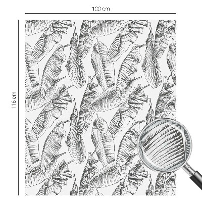 Dekoračná fólia na sklo vitráž Tropické listy