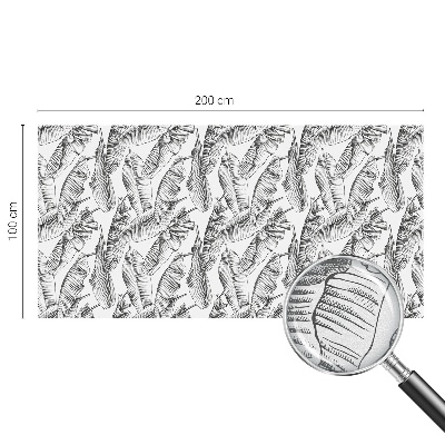 Dekoračná fólia na sklo vitráž Tropické listy