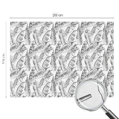 Dekoračná fólia na sklo vitráž Tropické listy