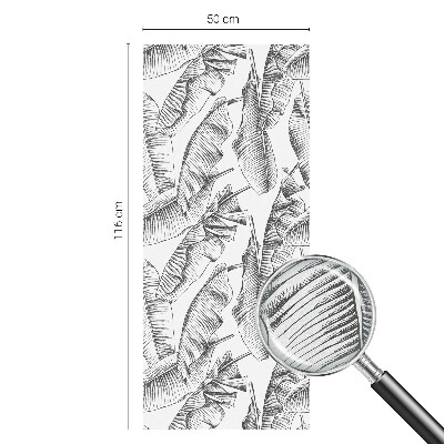 Dekoračná fólia na sklo vitráž Tropické listy