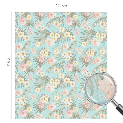 Samolepiaca fólia na sklo Tropický vzor