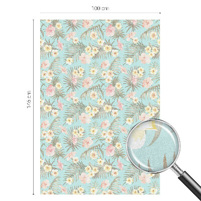 Samolepiaca fólia na sklo Tropický vzor