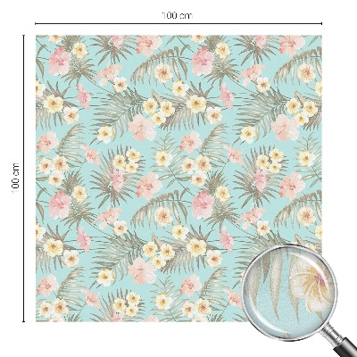 Samolepiaca fólia na sklo Tropický vzor