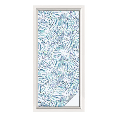 Privátna fólia na okno vitrážová Botanický vzor