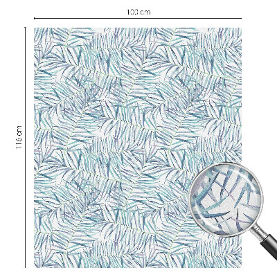 Privátna fólia na okno vitrážová Botanický vzor