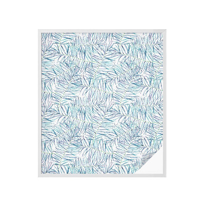 Privátna fólia na okno vitrážová Botanický vzor