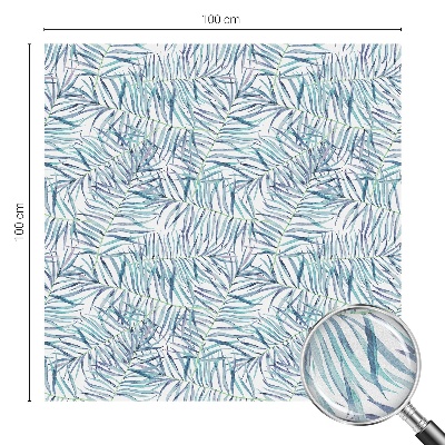 Privátna fólia na okno vitrážová Botanický vzor