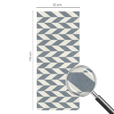 Samolepiaca vitráž na okno a dvere Geometrická ilúzia