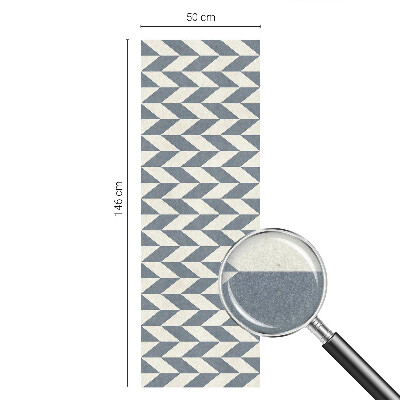 Samolepiaca vitráž na okno a dvere Geometrická ilúzia