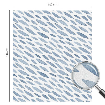 Fólia na okno na ochranu súkromia Modré ťahy