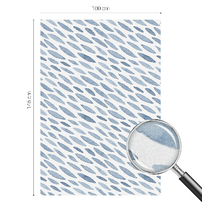 Fólia na okno na ochranu súkromia Modré ťahy