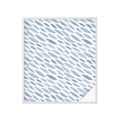 Fólia na okno na ochranu súkromia Modré ťahy