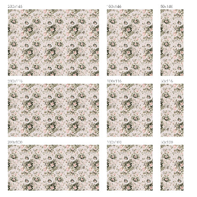 Privátna fólia na okno vitrážová Kvetinová krása