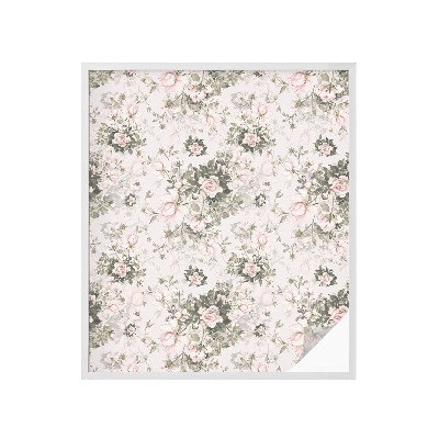 Privátna fólia na okno vitrážová Kvetinová krása