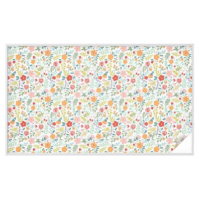 Samolepiaca fólia na sklo Kvetinový vzor