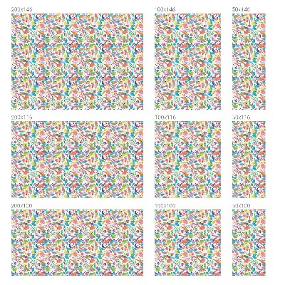 Fólia na okno na ochranu súkromia Farebné zloženie