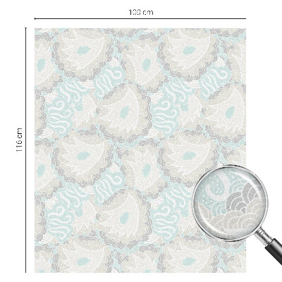 Samolepiaca vitráž na okno a dvere Jemné pierka