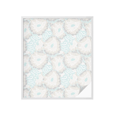 Samolepiaca vitráž na okno a dvere Jemné pierka