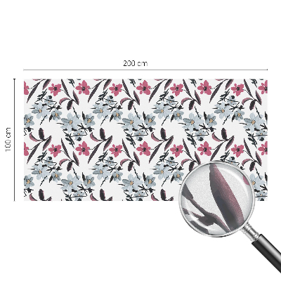 Samolepiaca fólia na sklo Kvetinový vzor