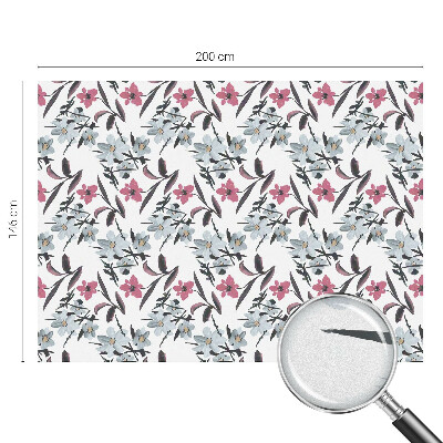 Samolepiaca fólia na sklo Kvetinový vzor