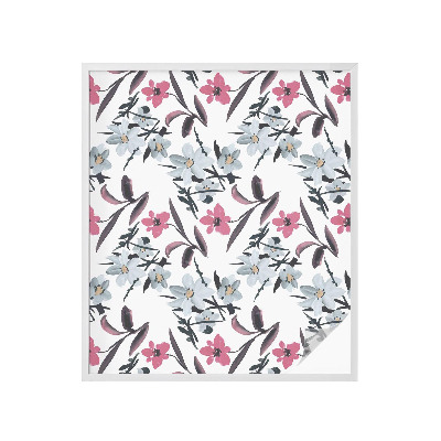 Samolepiaca fólia na sklo Kvetinový vzor