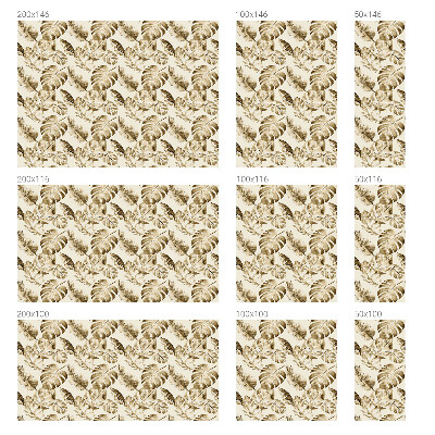 Samolepiaca vitráž na okno a dvere Tropické rastliny