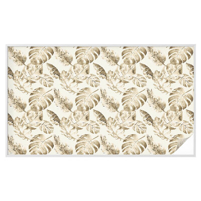 Samolepiaca vitráž na okno a dvere Tropické rastliny