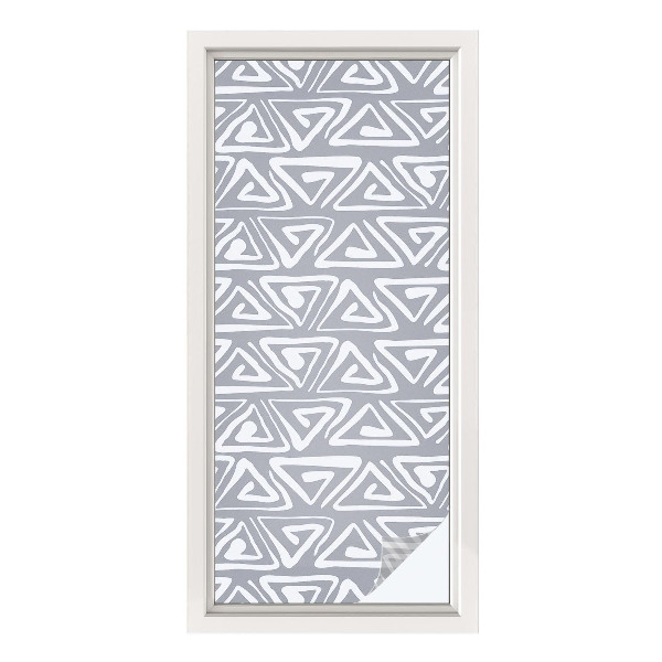 Fólia na okno na ochranu súkromia Geometrický minimalizmus